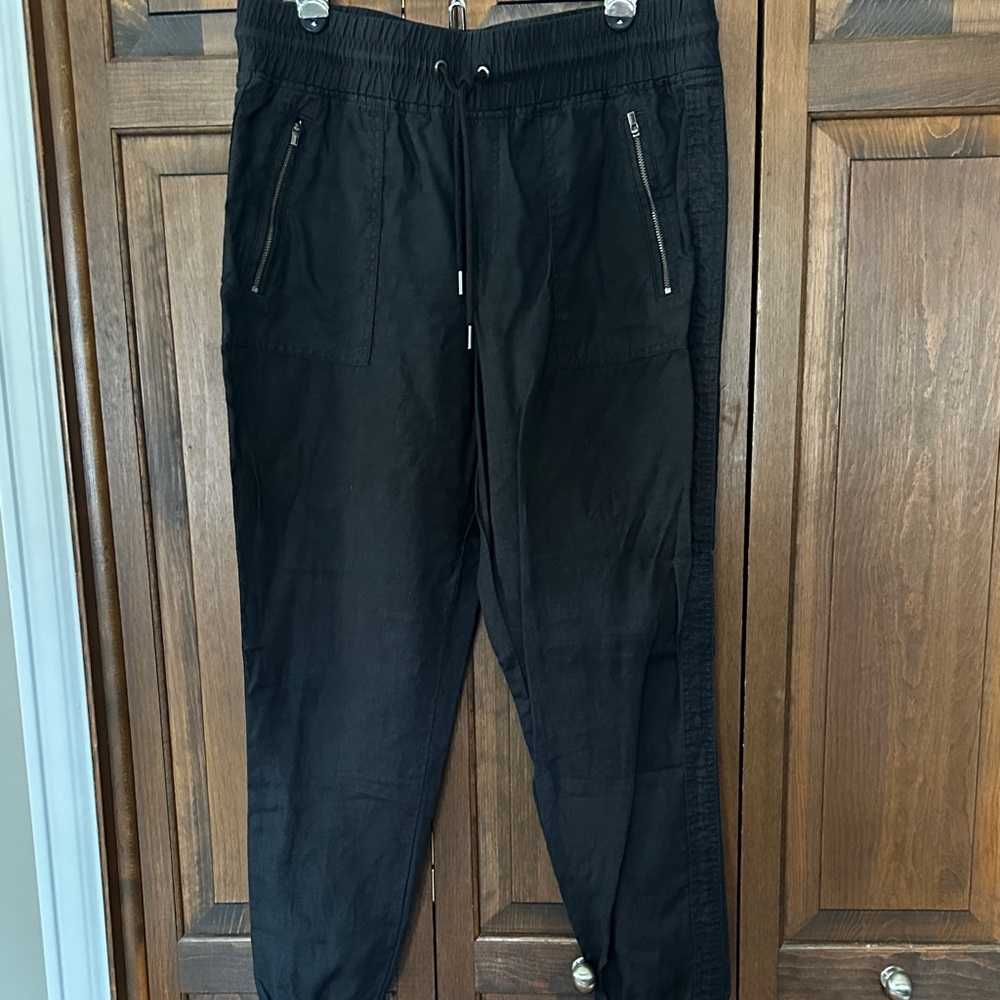 Athleta Black Track Jogger Pants
